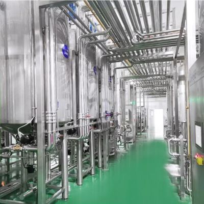Full Automatic Yogurt Production Equipment , 2000L - 20000LPH Industrial Yogurt Machine