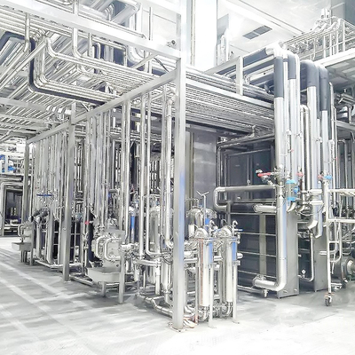 Beverage / Milk Pasteurization Equipment Tunnel Spraying Cooler Packed Type