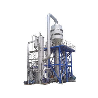 Customized Stainless Steel Water Solution Single Effect Evaporator For Sugar Industry