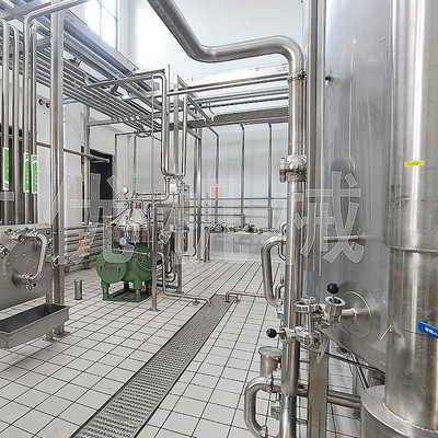 Milk Pasteurization UHT Milk Processing Line For Uht Milk Production Process