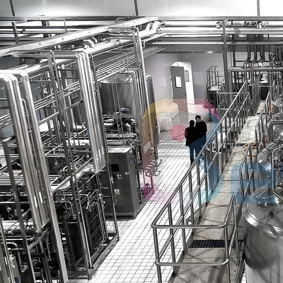 Auto Blending Pasteurized Milk Dairy Processing Plant Equipment