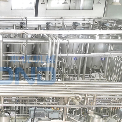 SUS304 Pure Milk Production Line / 2000L/H Milk Processing Plant With PLC Control