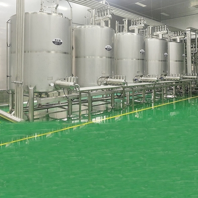 SUS304 Pure Milk Production Line / 2000L/H Milk Processing Plant With PLC Control