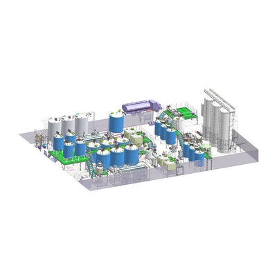 SUS316 Fresh Milk Processing Equipment Dairy Beverage Processing Line