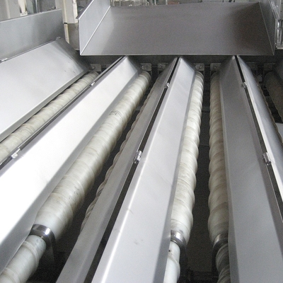 Stainless Steel Vegetables Fruit Processing Equipment With Spiral Conveyors