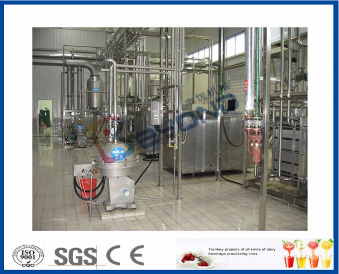 Full Automatic Yogurt Production Equipment , 2000L 20000LPH